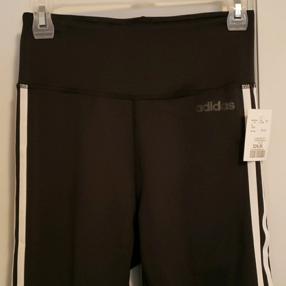 Adidas size small high rise capri leggings